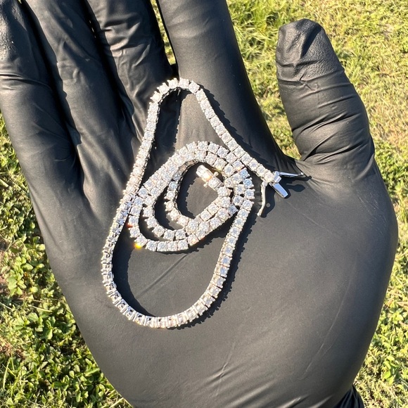 Moissanite 18 inch Tennis Chain